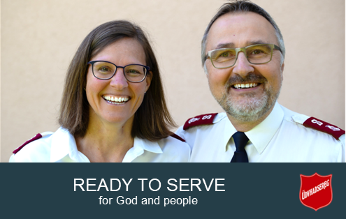New Salvation Army leaders sworn in